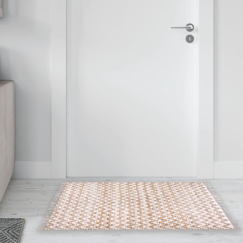 Alfombra Decorativa  con Flecos