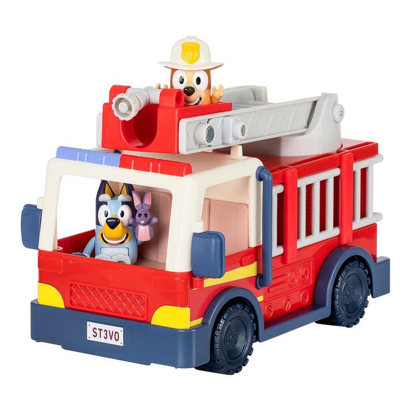 Camión de Bomberos de Bluey con Figuras