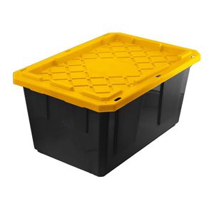 Caja Almacenadora Plástica Negra 102 L