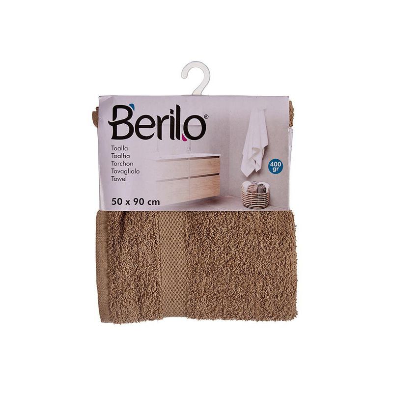 Toalla de Mano Color Café 80% Algodón