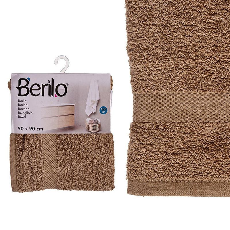 Toalla de Mano Color Café 80% Algodón