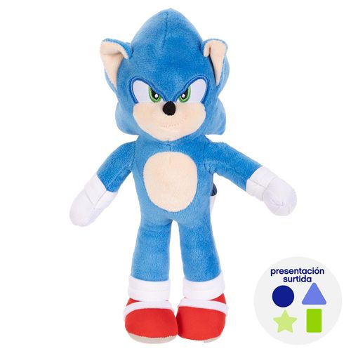 Peluche de Sonic de la Película Sonic 3 9 Plg