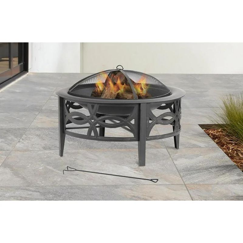 Fogata de Acero Redonda de 35 Plg