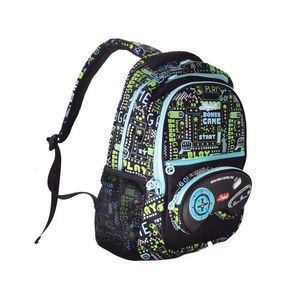 Mochila Escolar Juvenil Diseño Urbano Game On