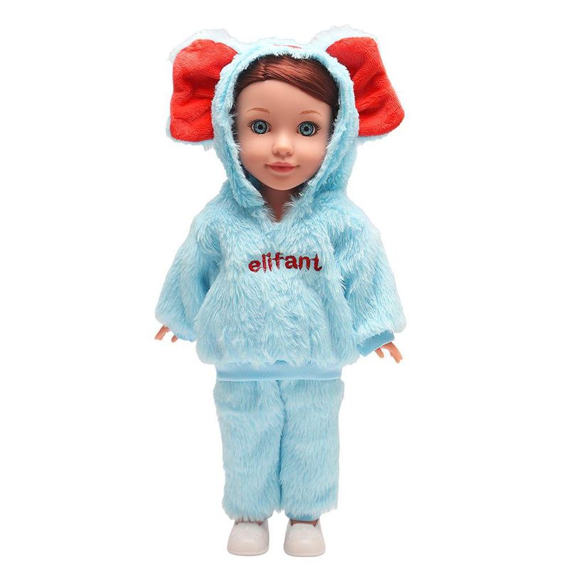 Muñeca 36 cm con Ropa de Animales