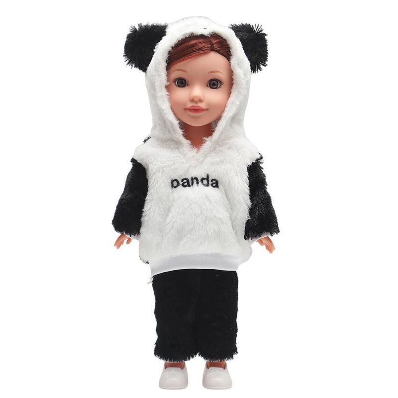 Muñeca 36 cm con Ropa de Animales