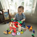 Juego De Montaje De Escenas Granja