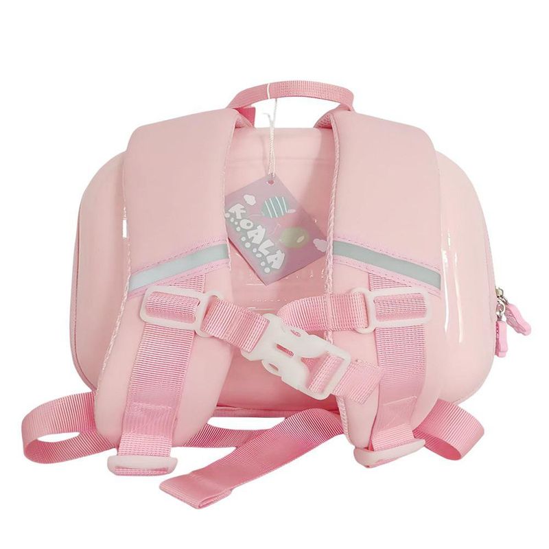 Mochila Infantil Rosa con Diseño de Conejo 3D
