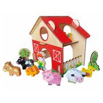 Juego De Montaje De Escenas Granja