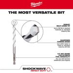 Broca Multiusos 3/16 Plg - Milwaukee Electric