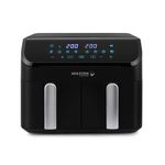 Freidora de Aire Doble con Cesta 9.5 L Negra