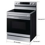 Estufa Eléctrica Samsung 6.3  Pies³ con Air Fry y Convección