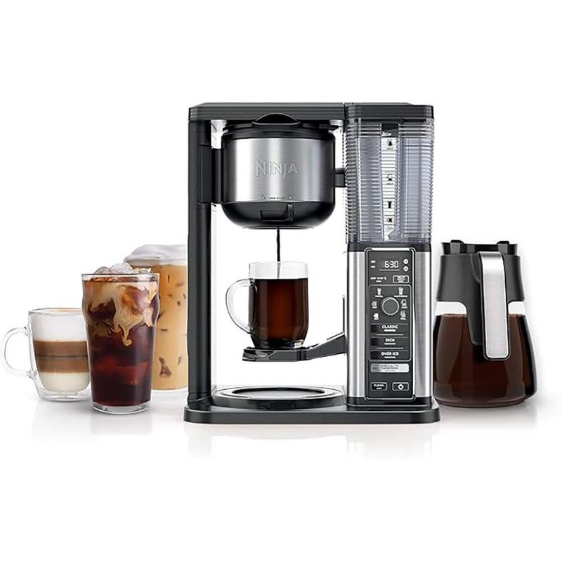 Cafetera Ninja Specialty Coffee Maker con Espumador y Jarra de Vidrio