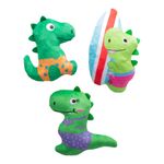 Set de 3 Juguetes para Perro Diseño Dinosaurios