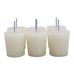 Set de 6 Mini Veladoras Pillars Aroma Magnolia