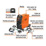Soldadora Multiproceso de 250 Amp