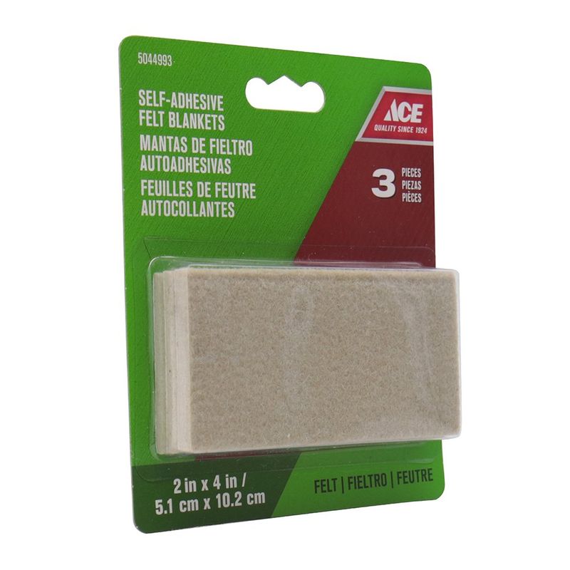 Protector Autoadhesivo de Fieltro 2 X 4 Plg 3 Unidades - Ace