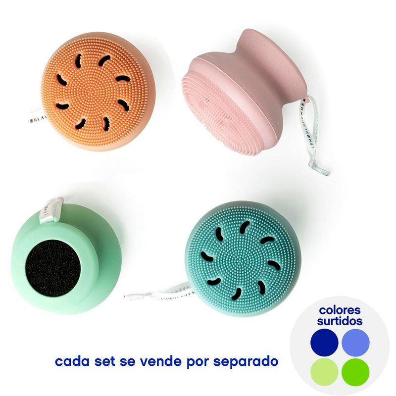 Cepillo Exfoliante Corporal para Ducha en Colores Surtidos