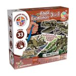 Kit de Excavación de Fósiles 3 en 1 de Science4Yo