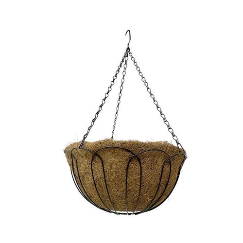 Maceta Colgante de Fibra Natural Coco 14 Plg