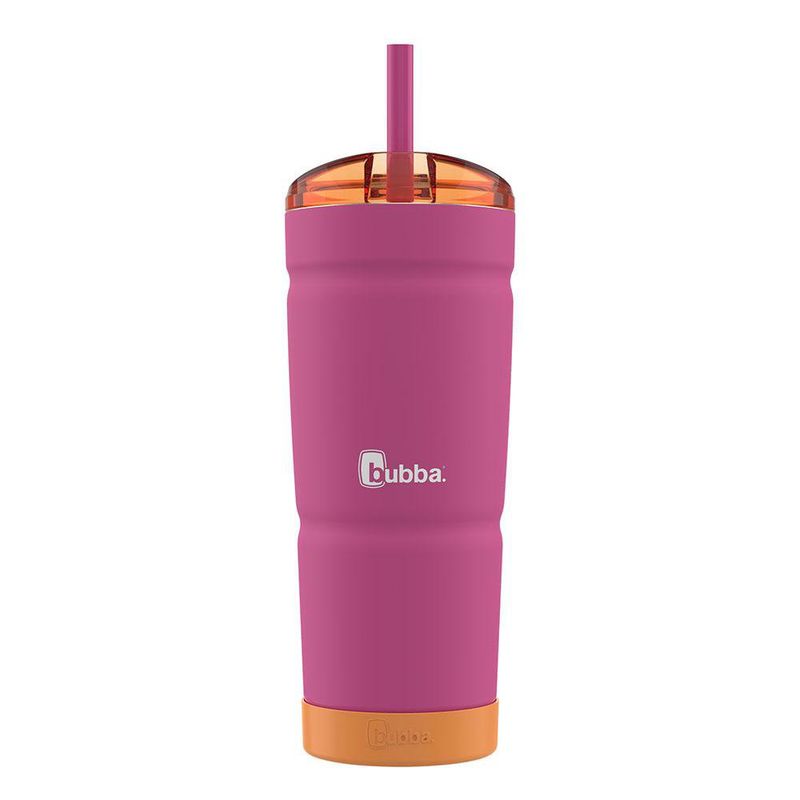 Termo de Acero Inoxidable Rosa y Naranja 24 Oz