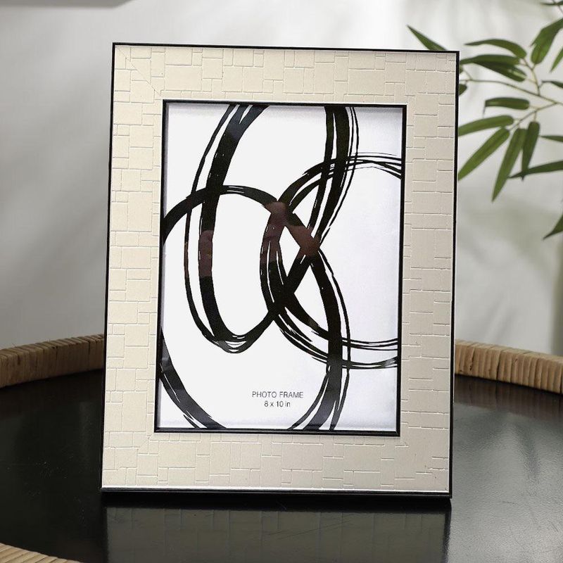 Portarretratos Texturizado Color Beige para Foto