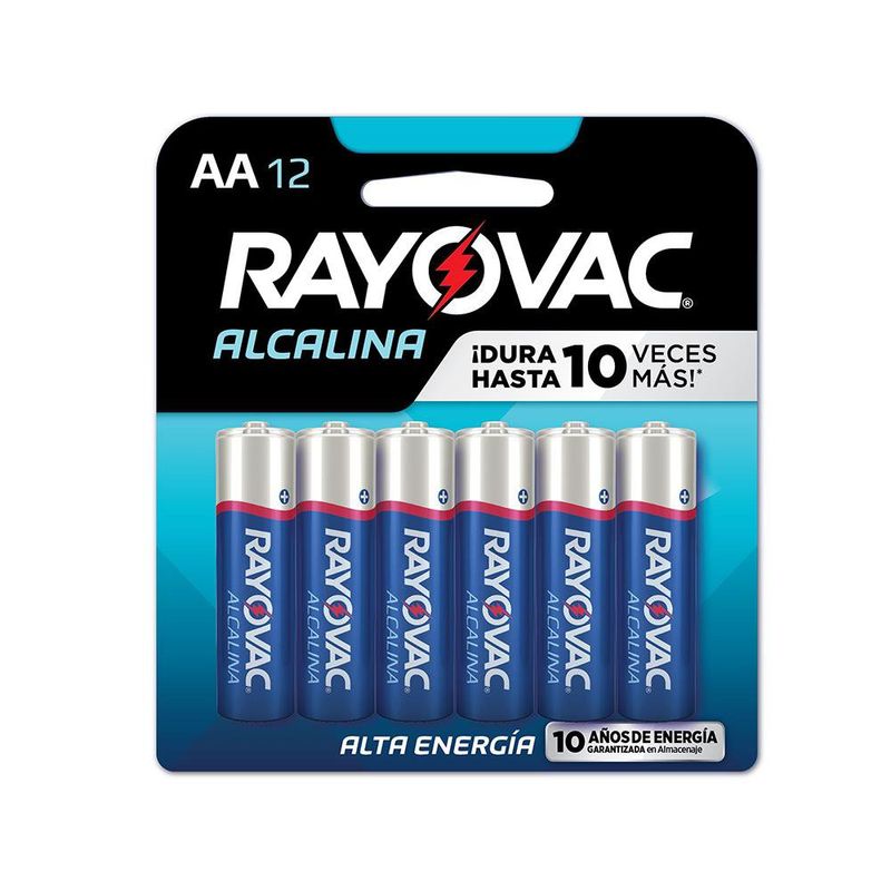 Batería Alcalina Alta Energía AA 12 Unidades