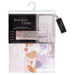 Set de Cortina con Liner y Ganchos Diseño Flores Otoño