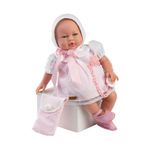 Muñeca Bebé Realista Marina con Ropa Rosada 42 Cm