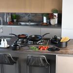 Batería de Cocina Aluminio Euronics Rock in Black 9 Piezas