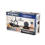 Batería de Cocina Aluminio Euronics Rock in Black 9 Piezas