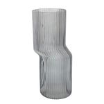 Florero Decorativo de Vidrio Gris