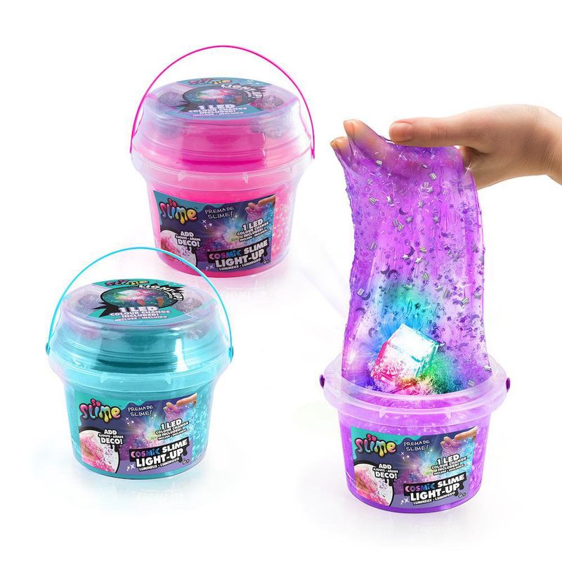 Cubeta de Slime Cósmico con Brillo Colores Surtidos