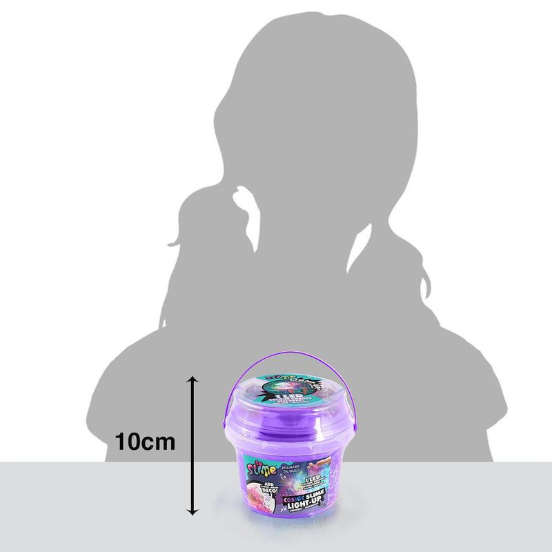 Cubeta de Slime Cósmico con Brillo Colores Surtidos