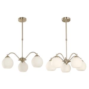 Set de Lámparas Colgantes de 3 y 5 Luces