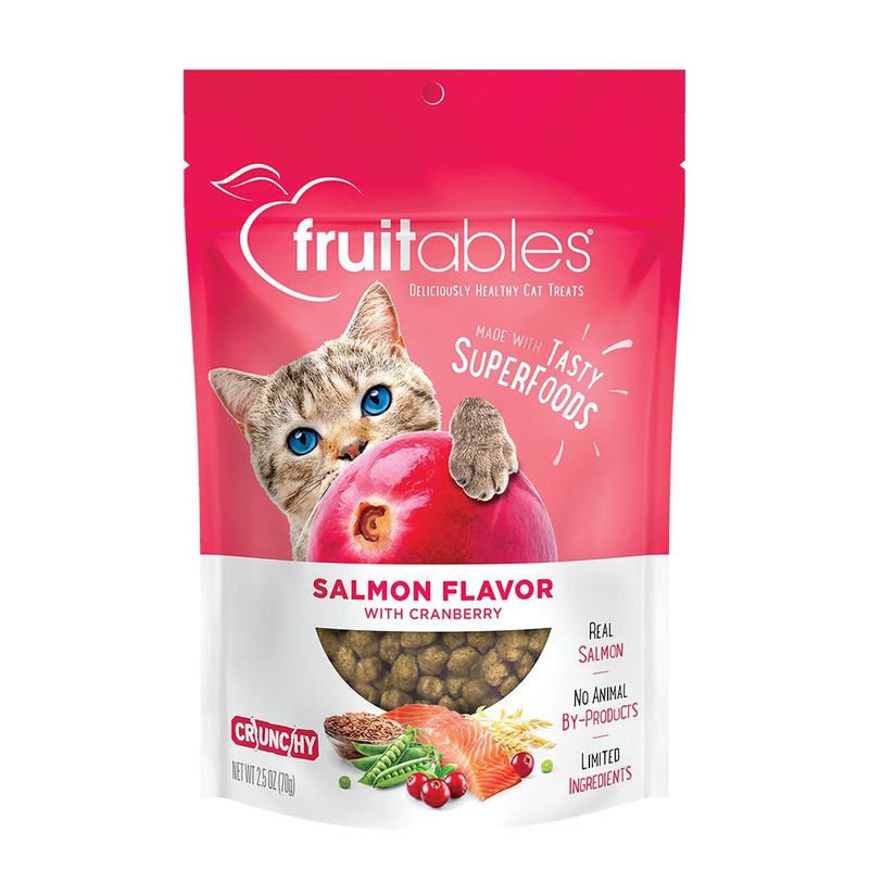 Golosinas para Gatos Fruitables Sabor Salmón con Arándano
