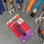 Tacos de Plástico Estándar Negro de 1/2 Plg, Paquete con 4 Unidades