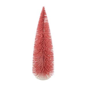 Árbol Decorativo Rosado con Brillo 30 cm