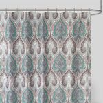 Cortina de Baño con Ganchos Marble