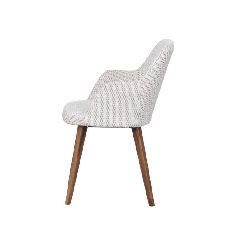 Silla Asude con Reposabrazos Blanca 57X59X52 Cm
