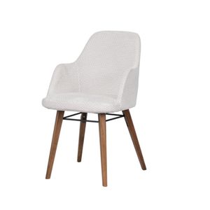 Silla Asude con Reposabrazos Blanca 57X59X52 Cm