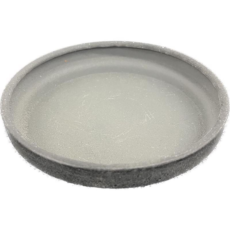 Plato Redondo para Maceta Gris 6.5 Plg