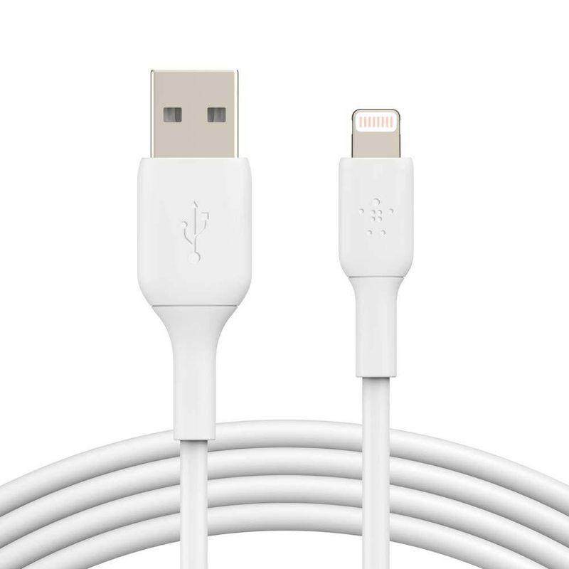 Cable Lightning a USB-A Blanco 1 M