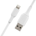 Cable Lightning a USB-A Blanco 1 M