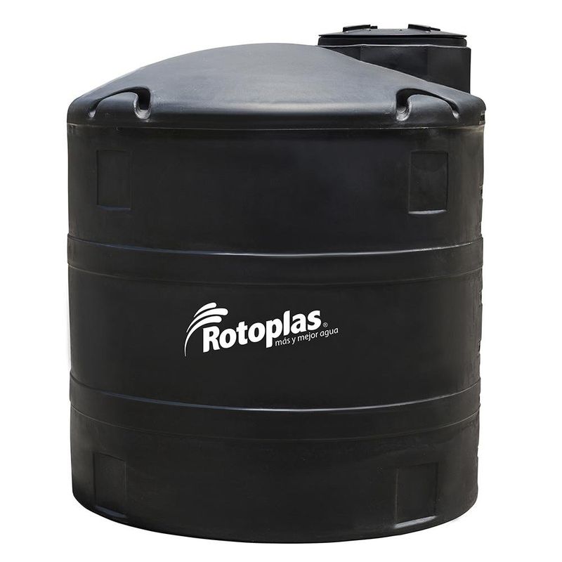Tanque para Agua Industrial Negro Ref 40% 2,500 L