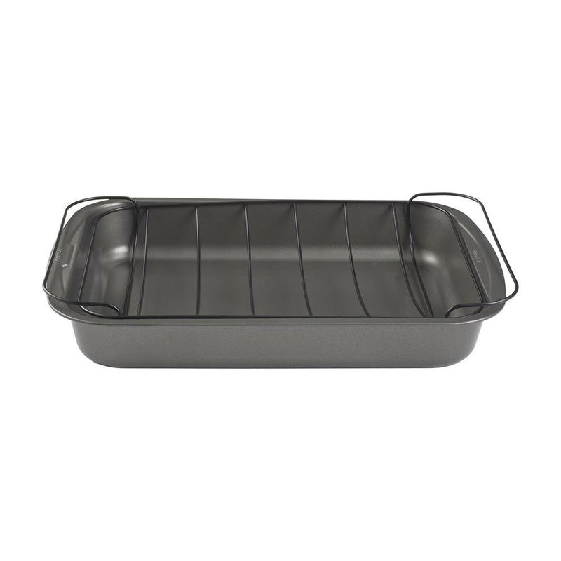 Molde Antiadherente con Rejilla para Pavo 25 Lb