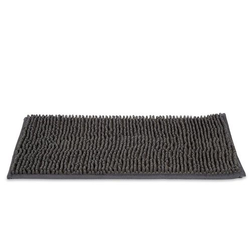 Alfombra Chenille para Baño Gris Oscuro 40 x 60 Cm - Berilo