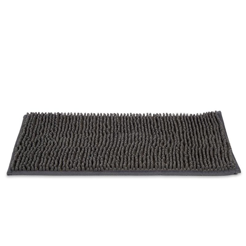Alfombra Chenille para Baño Gris Oscuro 40 x 60 Cm - Berilo