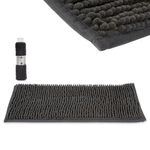 Alfombra Chenille para Baño Gris Oscuro 40 x 60 Cm - Berilo