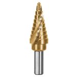 Broca Escalonada de Titaneo 9 Escalones 1/4 - 3/4 Plg - Truper Expert